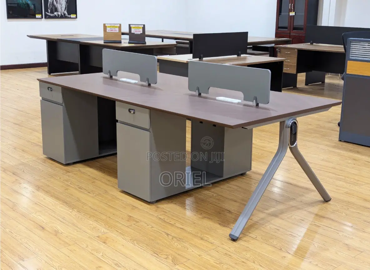 Office Workstation : Modular Imported 4-Seater Office Workstation