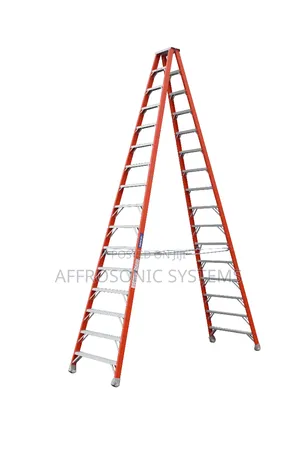14 Step Double Sided Fibreglass Step Ladder