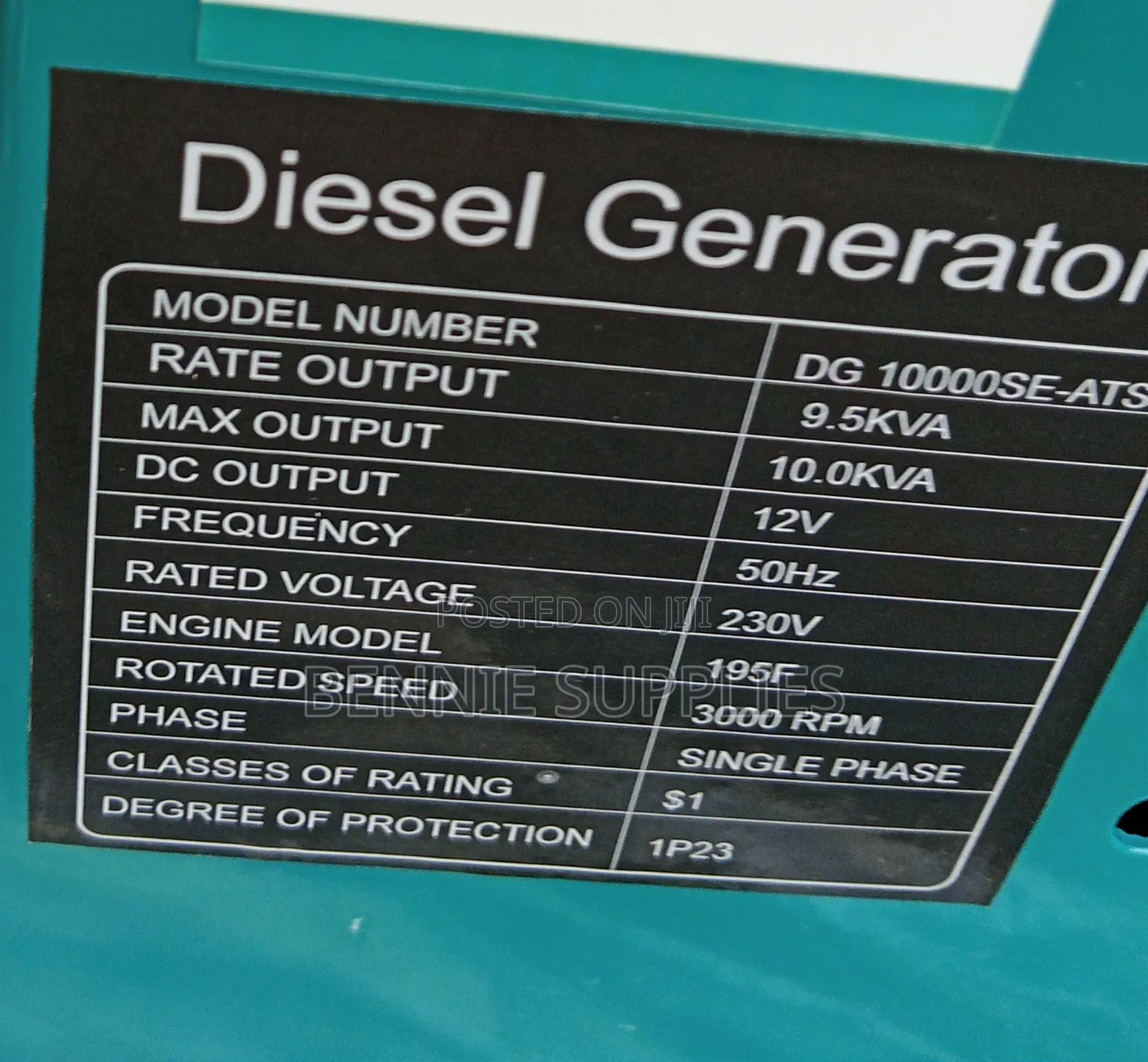 Premier Silent Diesel Generator 10kva