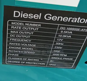 Premier Silent Diesel Generator 10kva