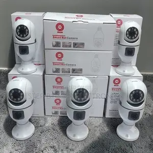 Factory Direct Prices PTZ Rotating Dual Lens Wifi Bulb Cameras