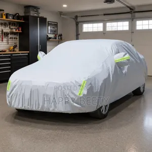 *High Quality Universal Grey Car Cover With Fleece