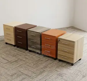 Office Cabinet : Wooden 3-Drawer Storage Cabinet