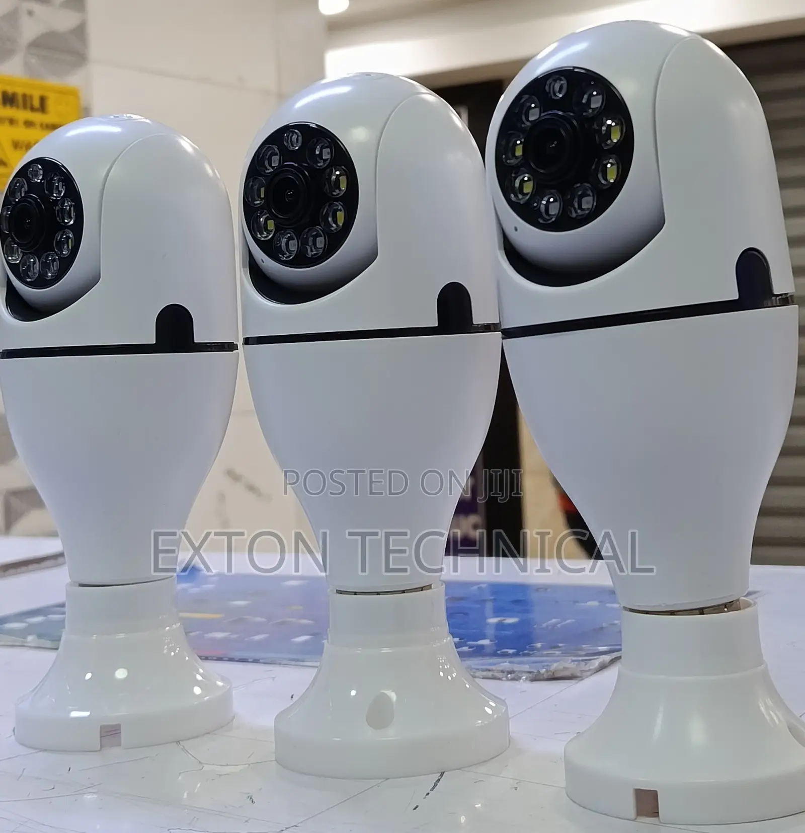 Wireless Wifi Bulb CCTV Camera