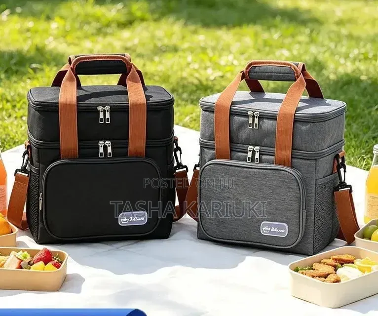 Portable Thermal Lunch Bag for School, Work Travel