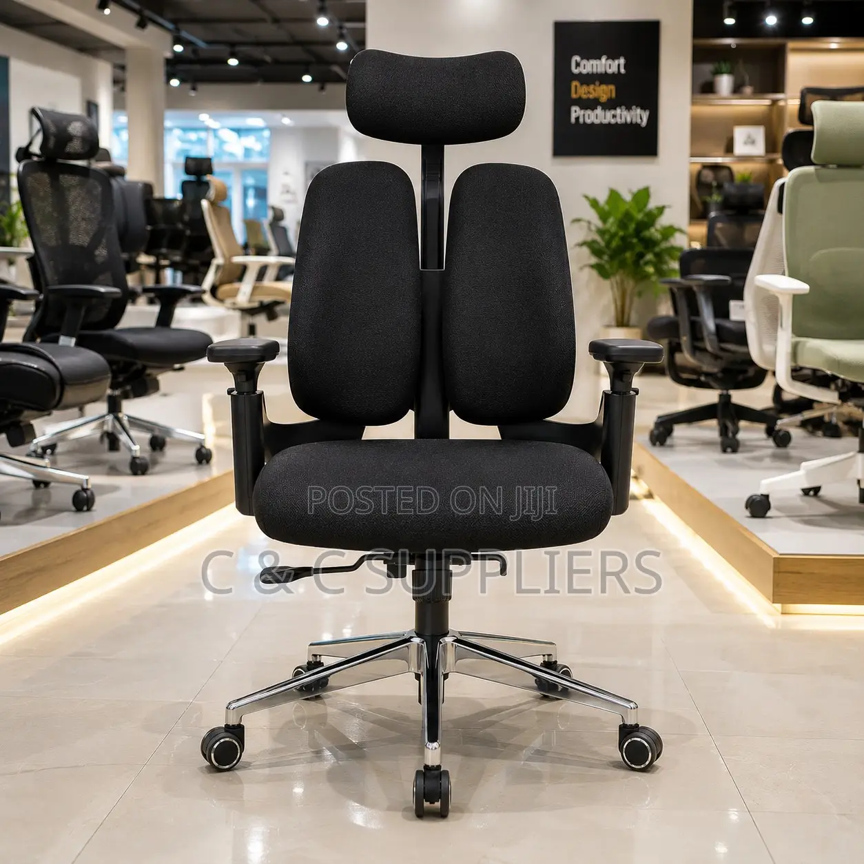 Orthopedic Dual Back Executive Chair.