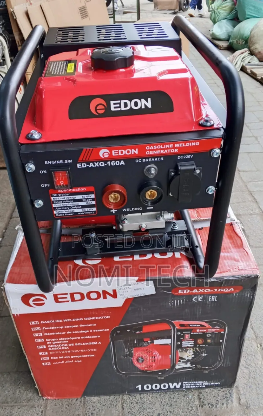 Edon 1000watts Welding Generator/160amps Welding Generator