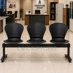 3-Seater Modern Airport Bench.