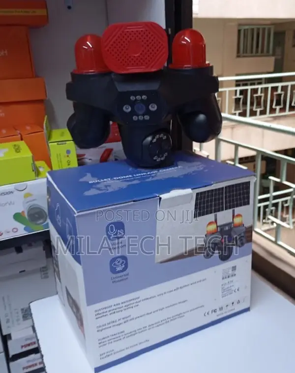 V380 Pro 4 Lens Solar Security Camera 4G SIM Outdoor CCTV