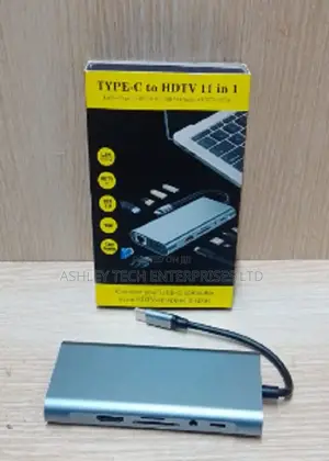 Premium 11-in-1 USB-C Adapter for Laptops Smartphones