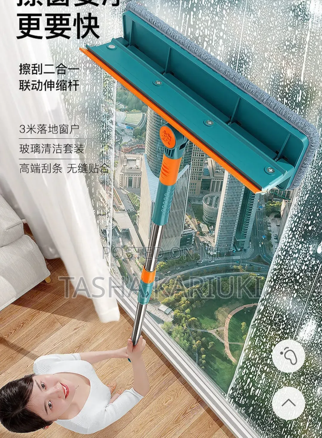 2 in 1 Flexible Mirror Cleaning Mop