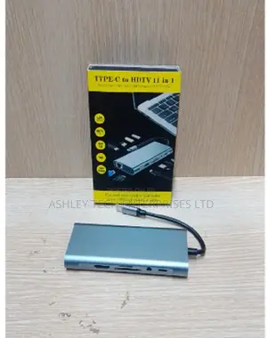 USB Type-C 11-in-1 Docking Hub With Ethernet Multiport Connectivity