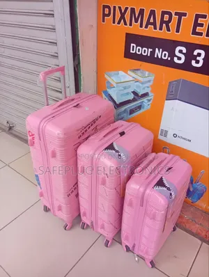 Luxury 3-in-1 Rolling Suitcase Set – Hard Case Travel Luggage