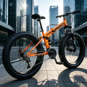 Power BNQMTB 26-Inch Foldable Fat Tire Mountain Bike – Dual Suspension