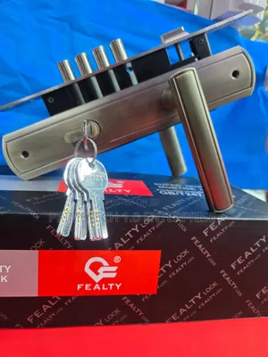Heavy Duty Fealty Mortise Door Lock – Complete Lockset With 5 Keys
