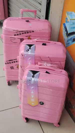 3 in 1 Unbreakable Rubber Suitcase Set 71cm Travel Luggage