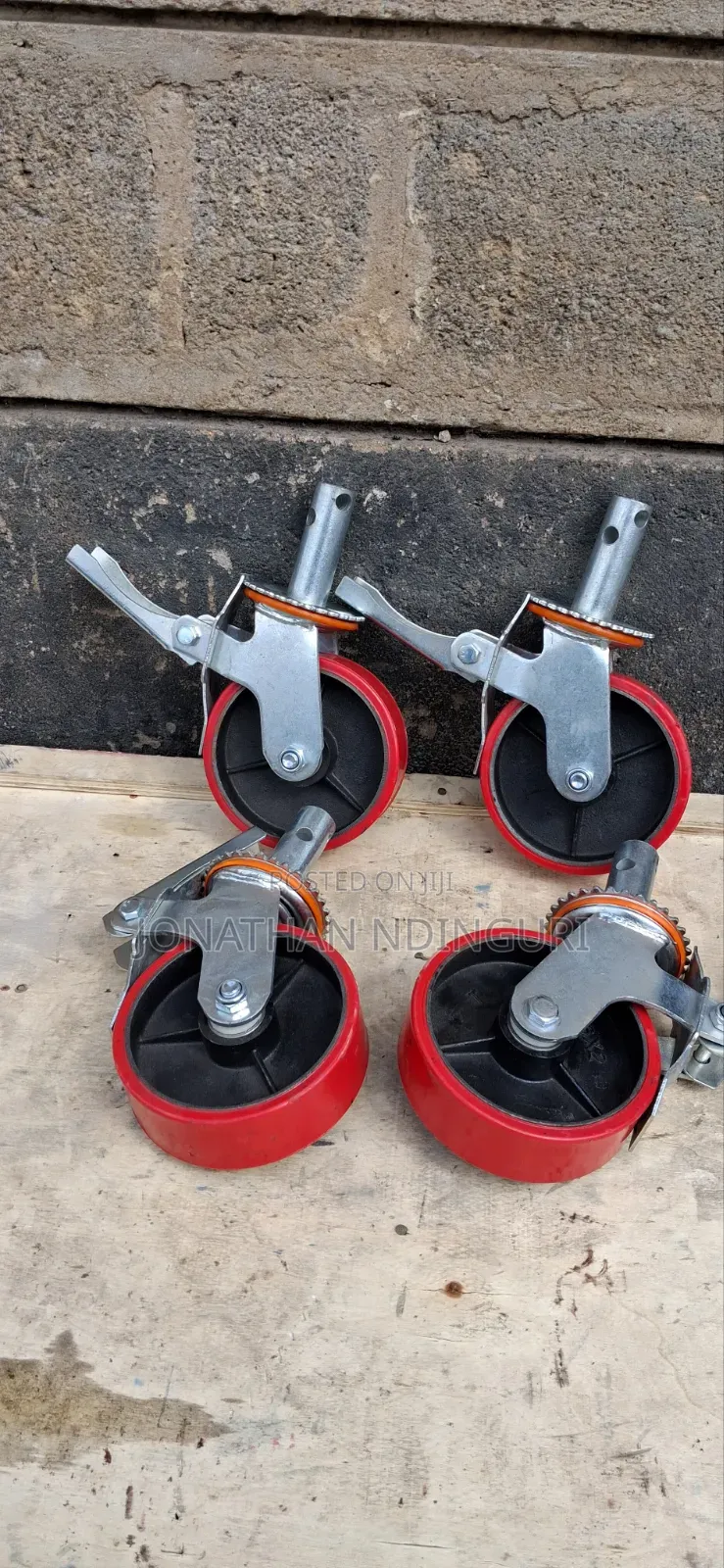 Scaffold Castor Wheels – Lockable Construction Wheels