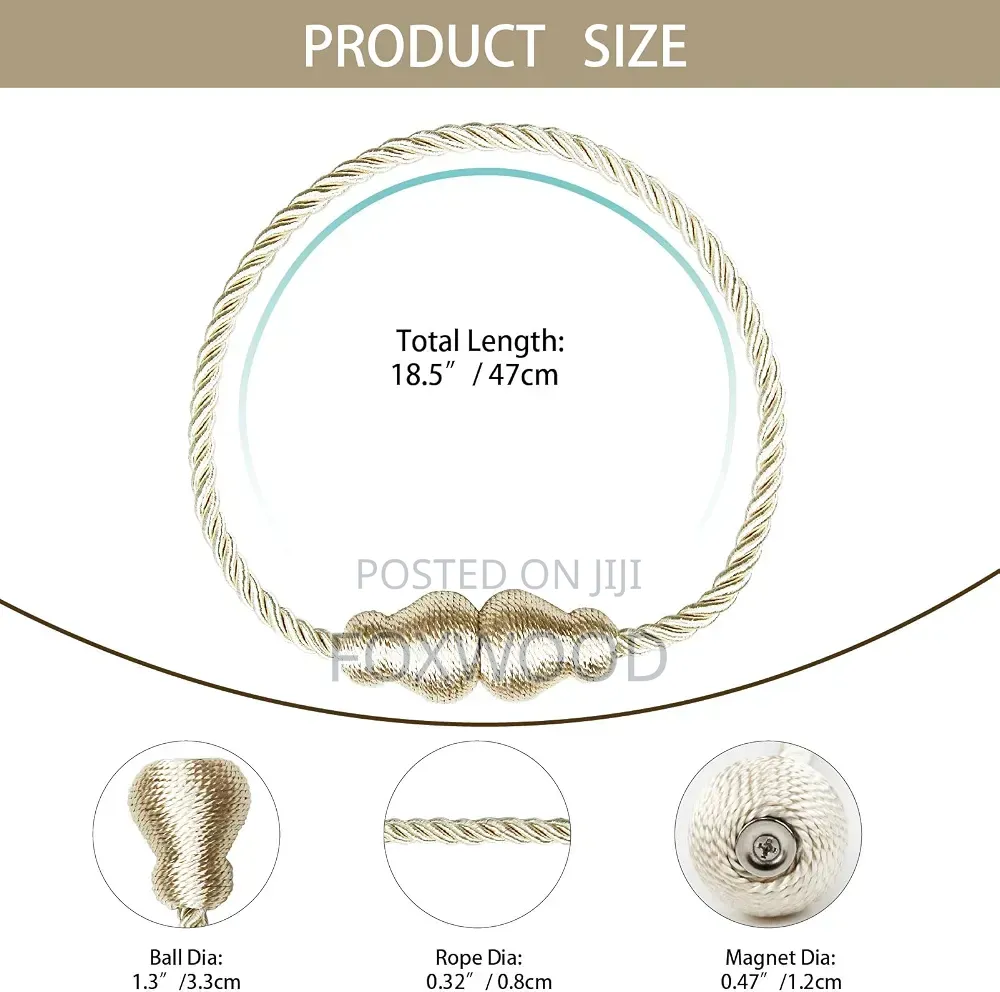 Magnetic Curtain Tiebacks