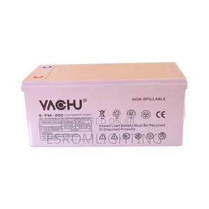 YACHU Solar Gel Battery 12V 200AH – Deep Cycle Solar Battery |