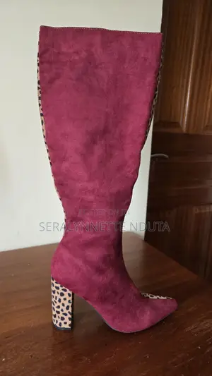 Two- Toned Knee-High Boots
