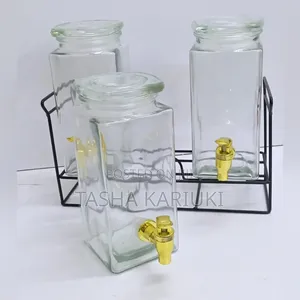 *1.6l Tripple Glass Juice Dispenser