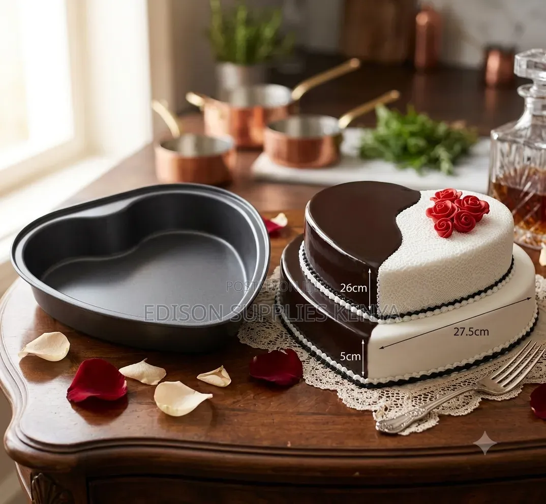 Heart Shaped Cake Baking Pan Non - Stick | Heavy Duty Mould