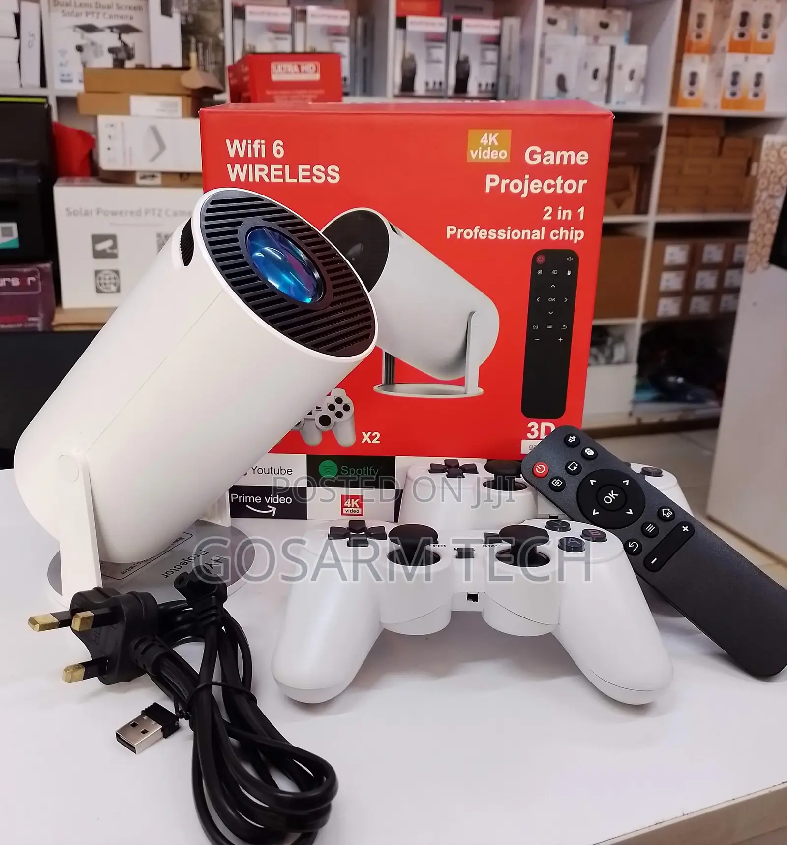 Hy300 Android Gaming Projector With Gaming Console Pads
