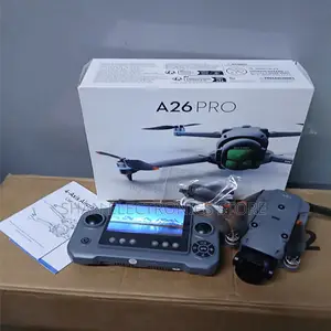 Dark Grey Foldable Quadcopter for Beginners A26 Pro 360 Degree