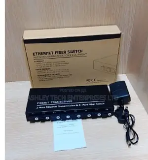 High-Speed 6-Port Fiber Network Switch With Gigabit Performance