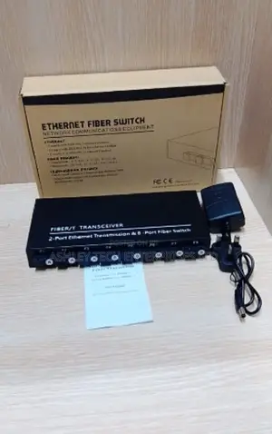 6-Port Managed Fiber Ethernet Switch for Reliable Data Transmission