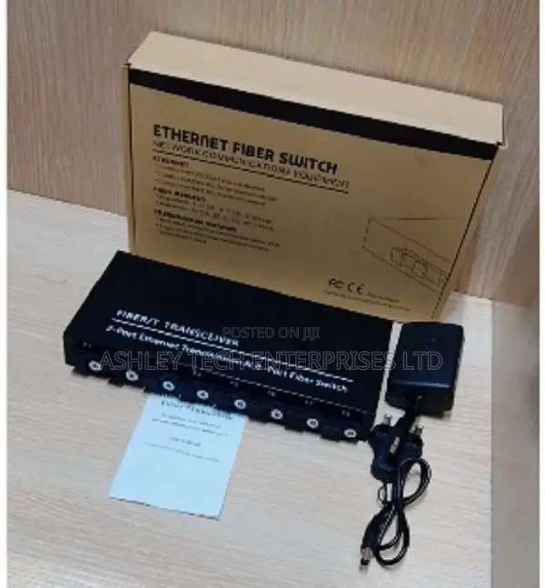 Compact 6-Port Fiber Optic LAN Switch With SFP Connectivity