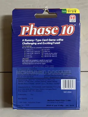 Phase 10 Card Game