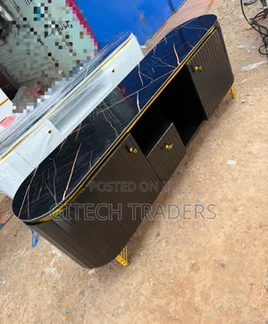 6 FTS TV Stand With Marble Sheet Top