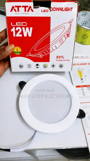 12 Watts Round Downlight Recessed