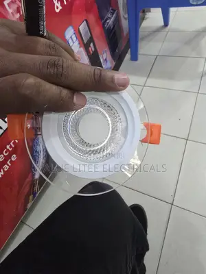 6+6 Watts Glass Panel Downlight Round Recessed Panel