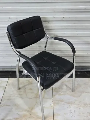 Catalina Visitor Chair With a Chrome-Plated Metal Frame