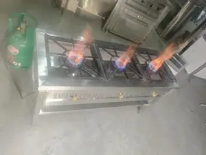 3 Burner Stainless Steel Gas Cooker