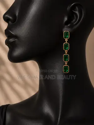 Occasion Long Crystal Gem Earrings | Statement Earrings | Jewellery