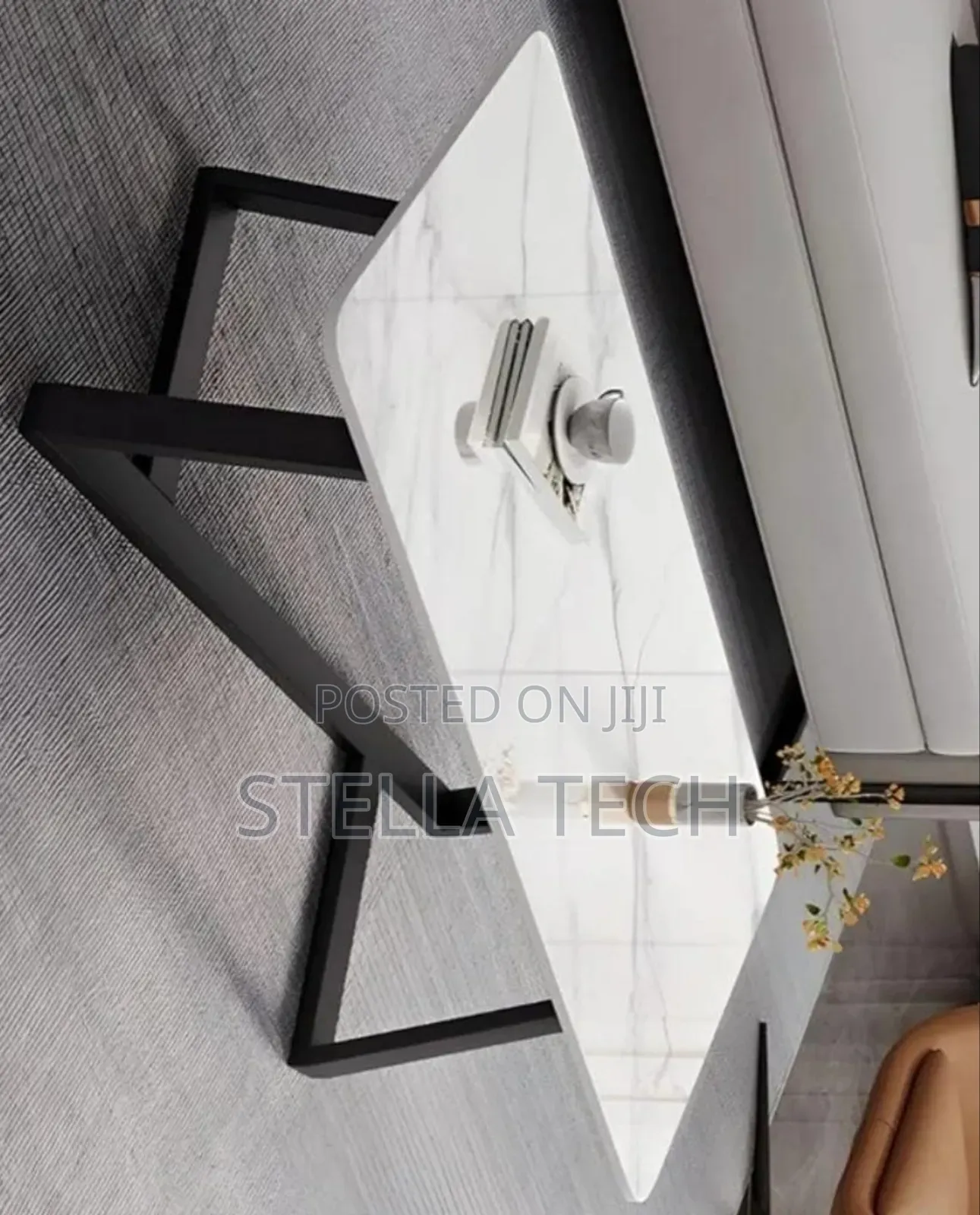 Modern Imported Executive Marble Top Coffee Table