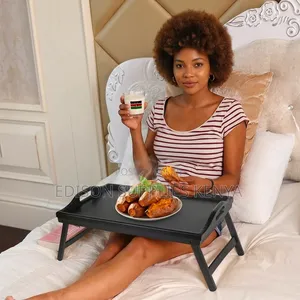 Foldable Bed Table Wooden Bed Table Breakfast in Bed Table Wooden