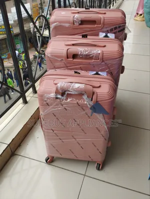 3-in-1 Rubber Suitcase Set – Durable Unbreakable Travel Luggage