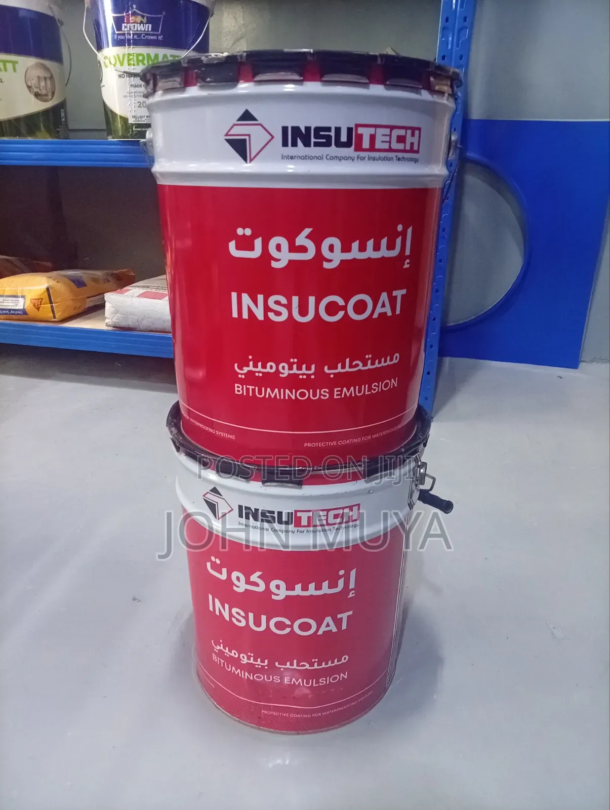 20kgs Insucoat Water Based- Bituminous App Primer