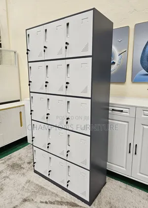 15 Lockers Storage Cabinet