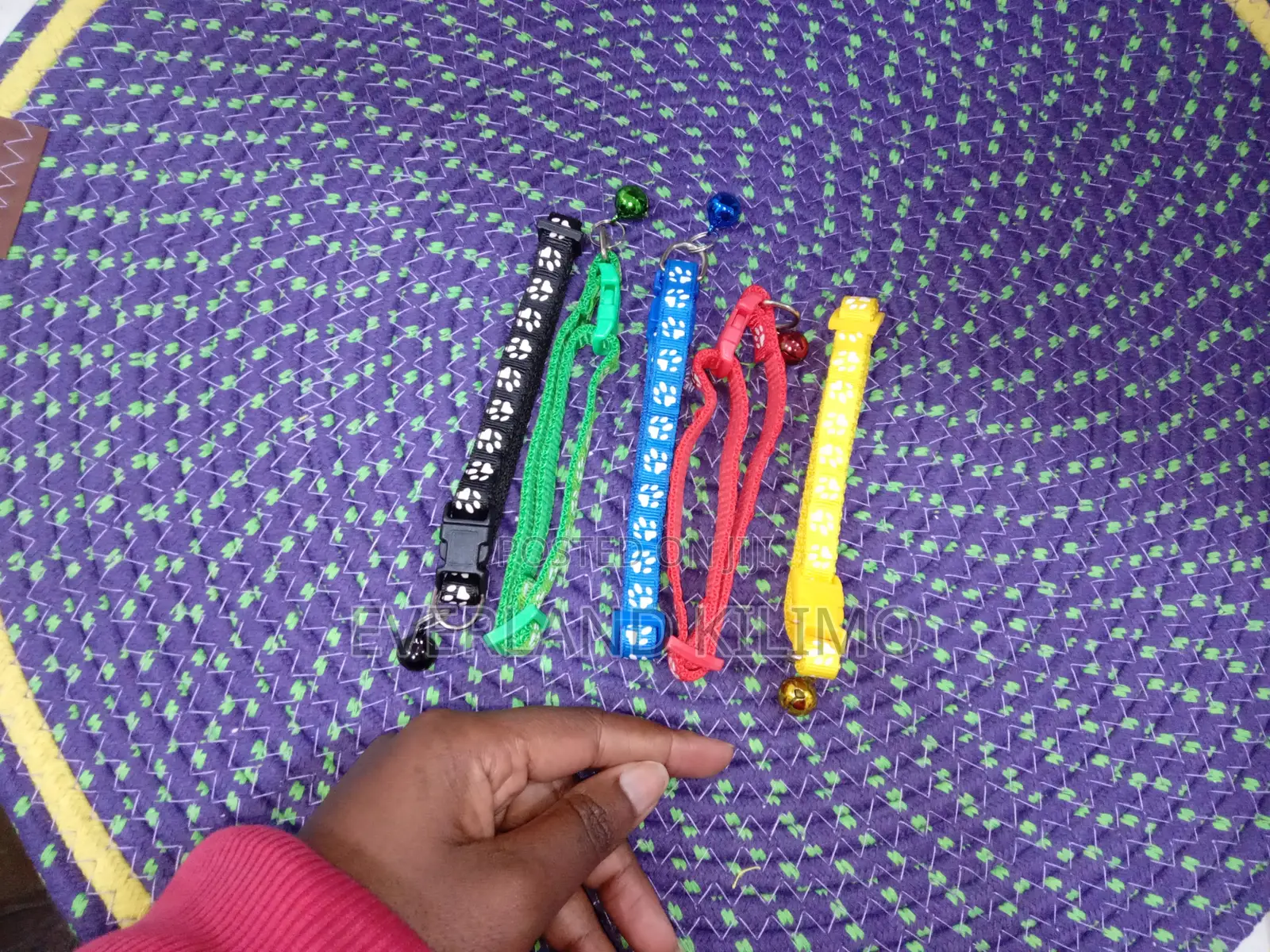 Various Colored Multiprinted Collar for Cats
