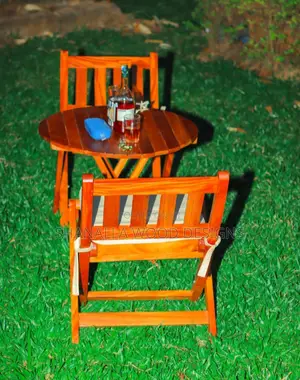 Royal Mahogany Outdoor Folding Set(2 Seater)