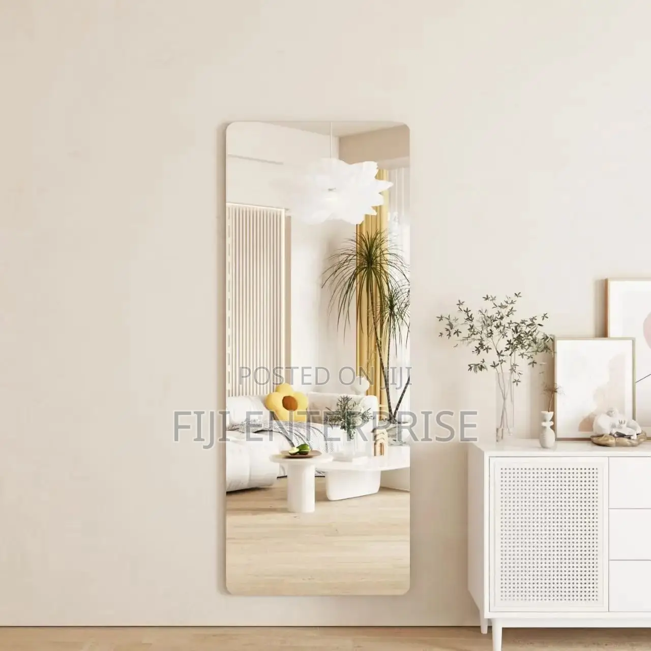 Unbreakable Acrylic Self-Adhesive Rectangle Mirror
