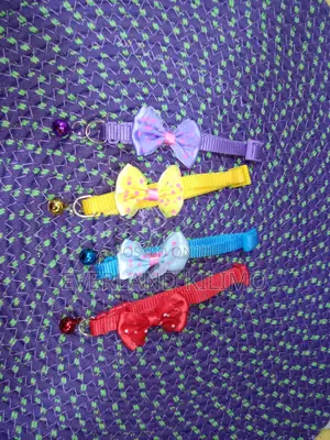 Soft Cat Collar With Bell and Bow