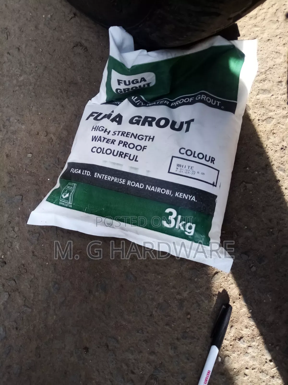 Fuga Tile Grout White 3kg