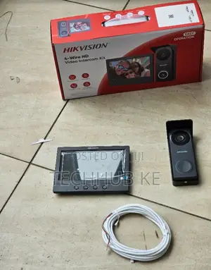 Brand New Hikvision-4-Wire Hd Video Door Bell Intercom Kit Model