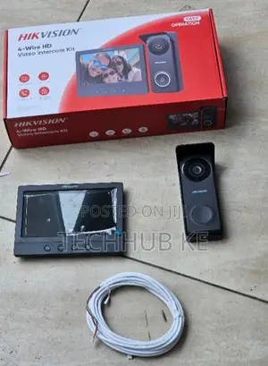 Hikivision Door Bell 4 Wire Hd Video Intercom Kit